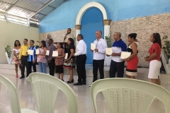 Our Evangelism class graduating today! I am so proud of this group that Conrad and I taught! They are so on fire for the Lord and evangelizing their town! The power of God working in and through them is Amazing. Much thanks goes to Pastor Agusto and Ginnette his lovely wife for allowing us to come teach this special group! God has big plans for this church that is filled will love!!!!